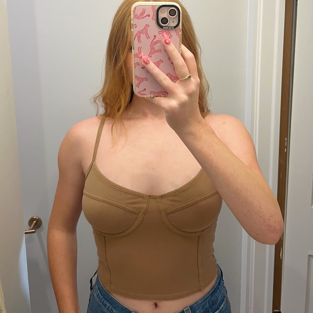 hollister corset top